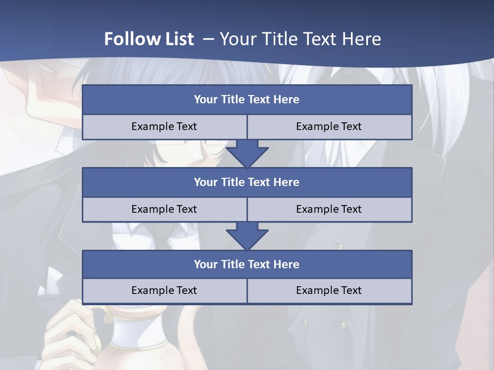 A Couple Of People Standing Next To Each Other PowerPoint Template