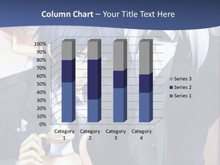 A Couple Of People Standing Next To Each Other PowerPoint Template