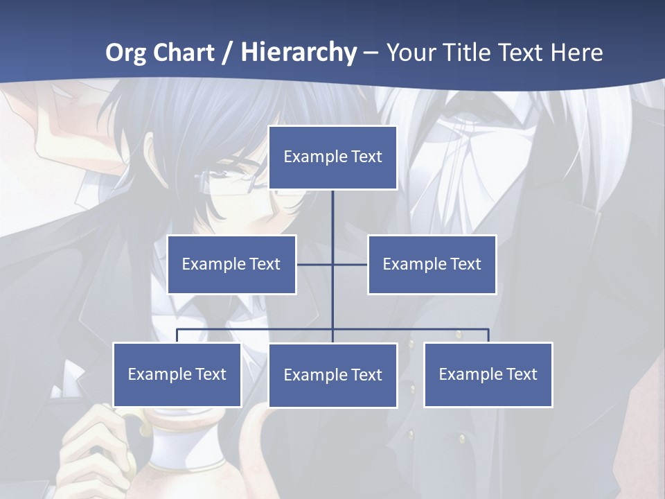 A Couple Of People Standing Next To Each Other PowerPoint Template