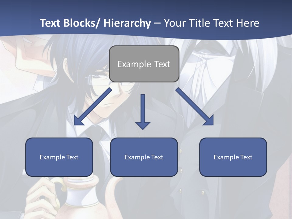 A Couple Of People Standing Next To Each Other PowerPoint Template