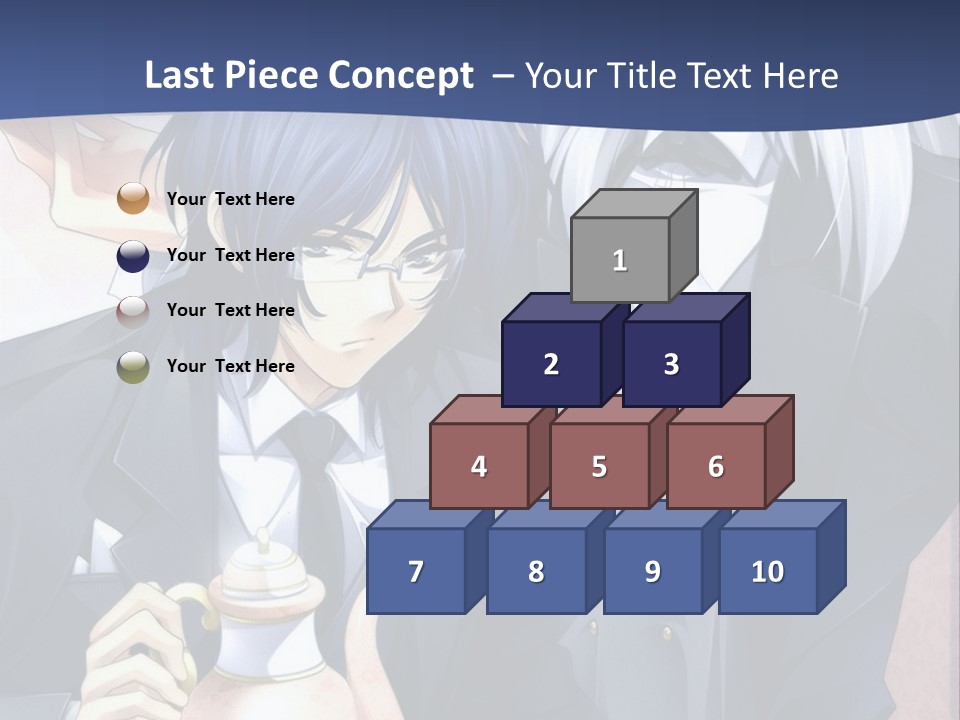 A Couple Of People Standing Next To Each Other PowerPoint Template