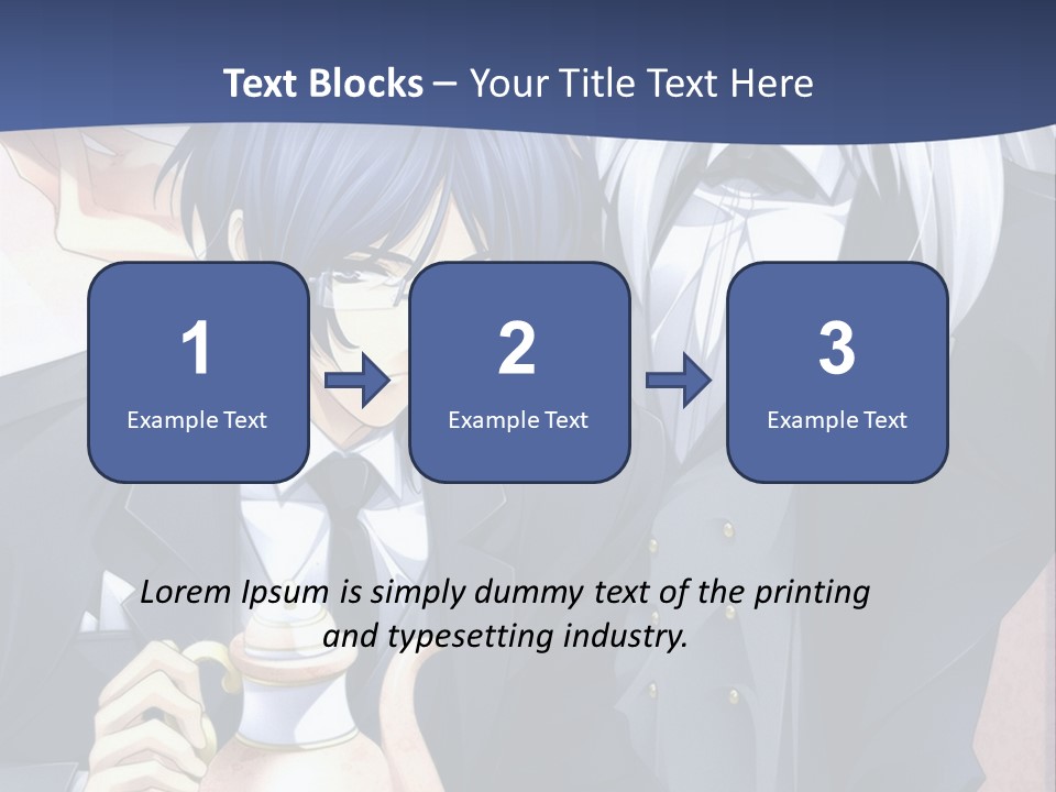 A Couple Of People Standing Next To Each Other PowerPoint Template