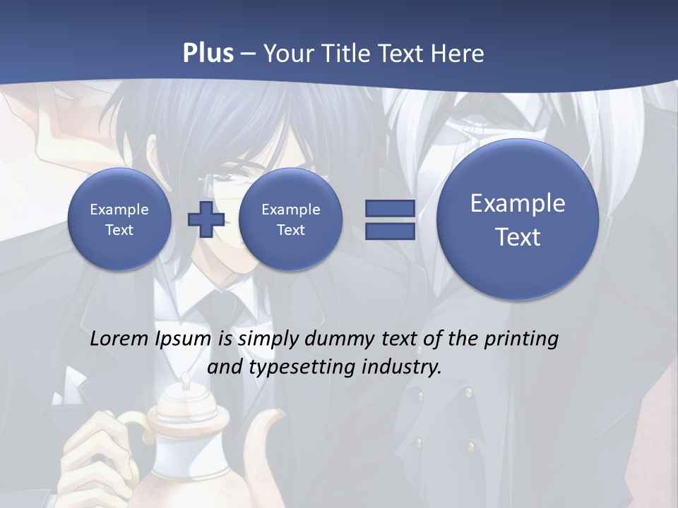 A Couple Of People Standing Next To Each Other PowerPoint Template