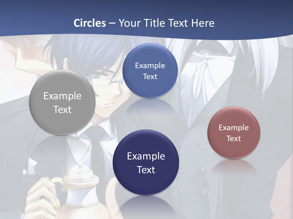 A Couple Of People Standing Next To Each Other PowerPoint Template