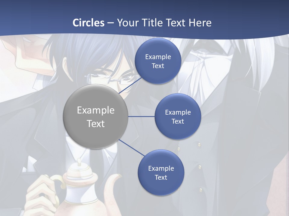 A Couple Of People Standing Next To Each Other PowerPoint Template