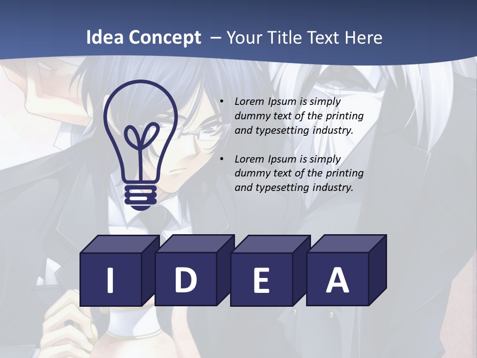 A Couple Of People Standing Next To Each Other PowerPoint Template