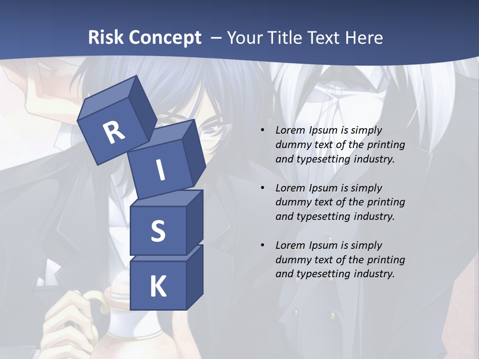 A Couple Of People Standing Next To Each Other PowerPoint Template