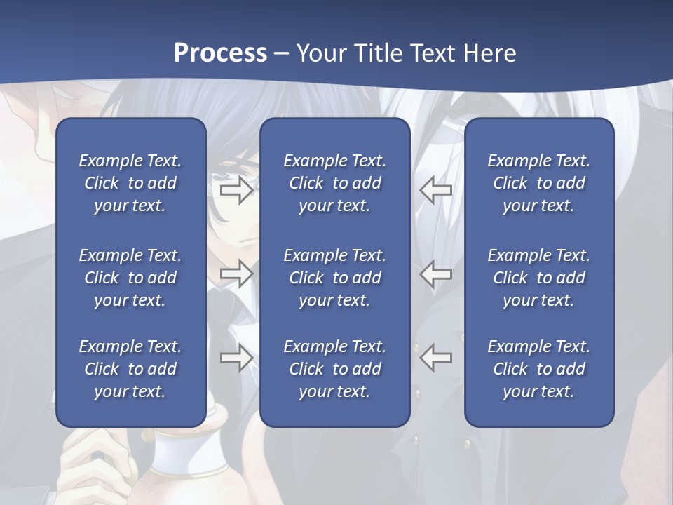 A Couple Of People Standing Next To Each Other PowerPoint Template