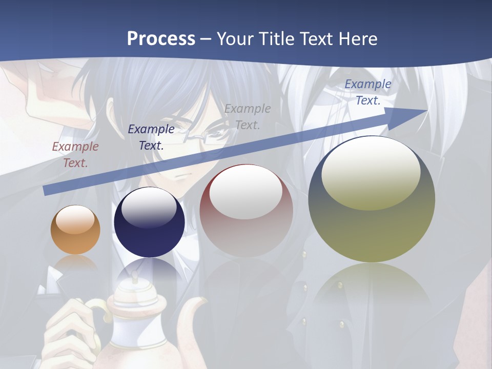 A Couple Of People Standing Next To Each Other PowerPoint Template