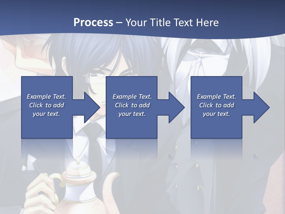 A Couple Of People Standing Next To Each Other PowerPoint Template
