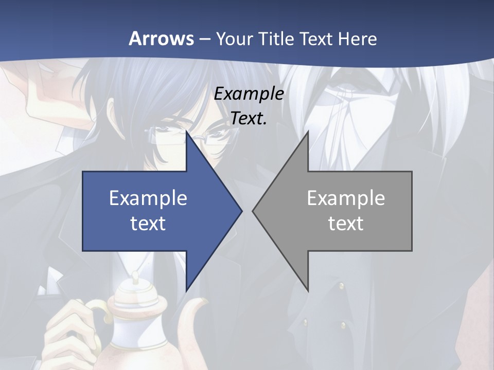 A Couple Of People Standing Next To Each Other PowerPoint Template