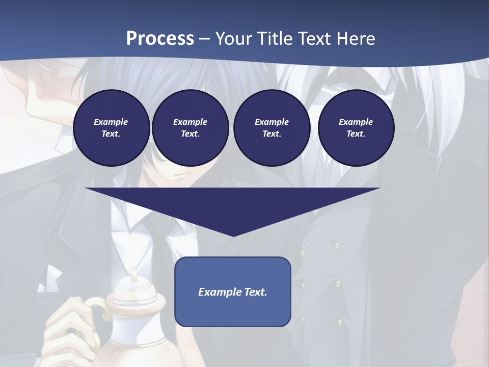 A Couple Of People Standing Next To Each Other PowerPoint Template