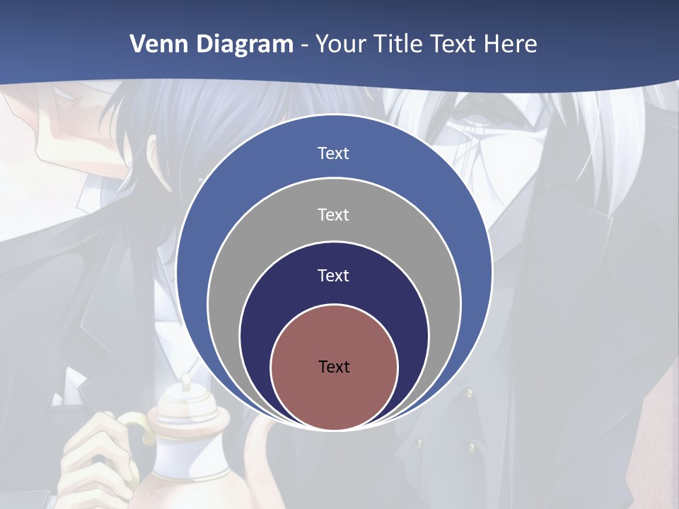 A Couple Of People Standing Next To Each Other PowerPoint Template
