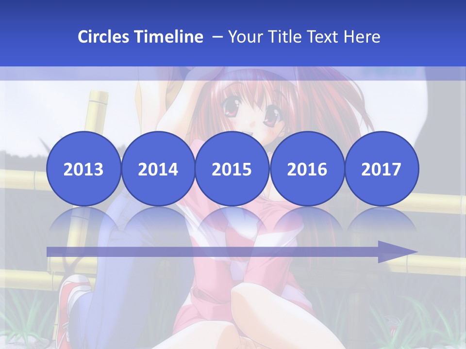 A Couple Of Anime Characters Sitting Next To Each Other PowerPoint Template