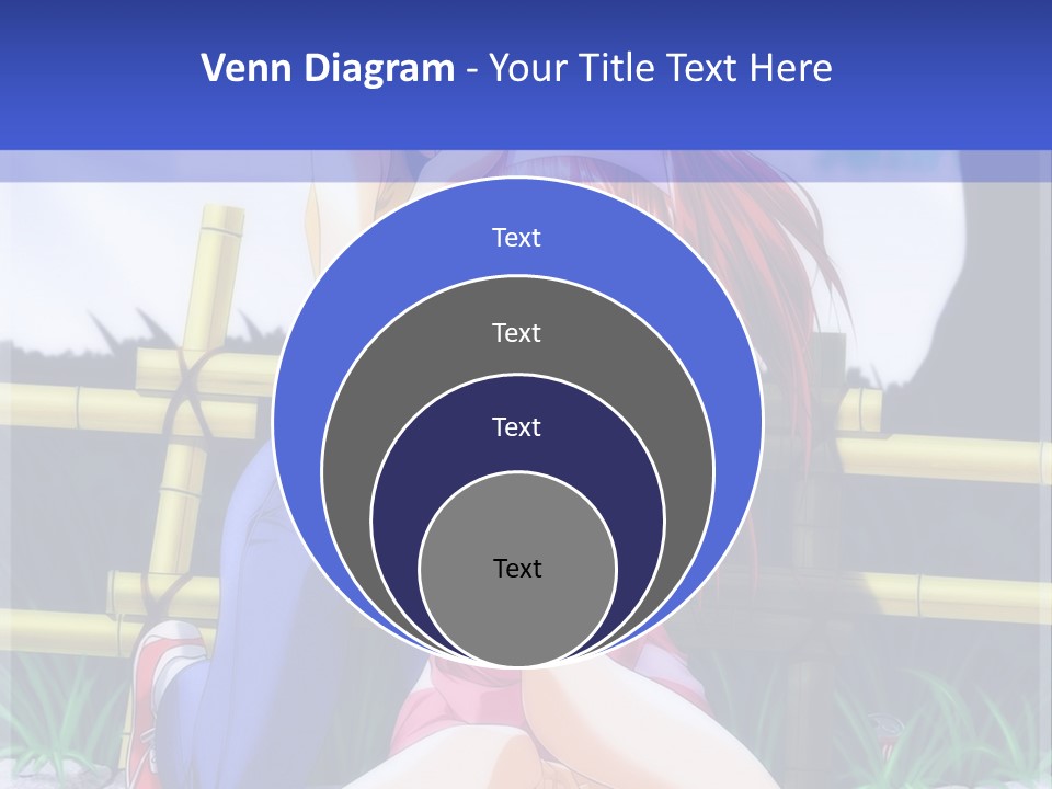 A Couple Of Anime Characters Sitting Next To Each Other PowerPoint Template