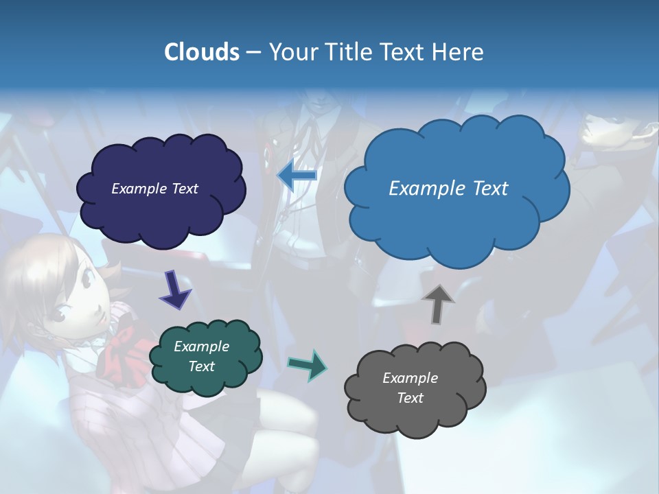 A Group Of People Standing Next To Each Other PowerPoint Template
