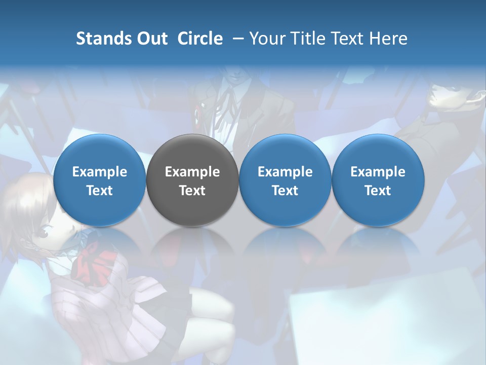 A Group Of People Standing Next To Each Other PowerPoint Template