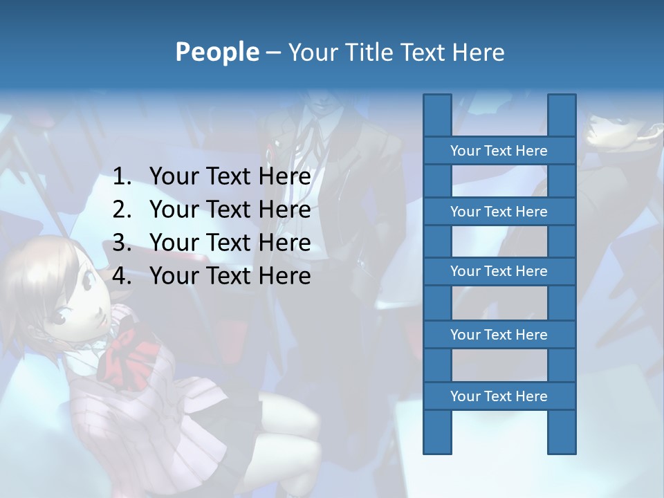 A Group Of People Standing Next To Each Other PowerPoint Template