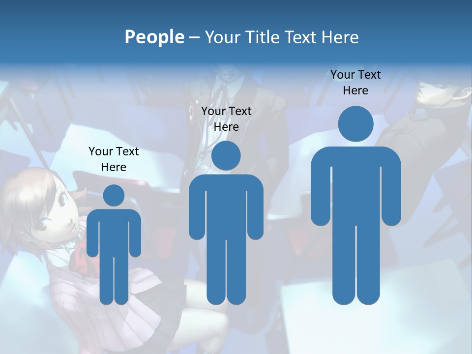 A Group Of People Standing Next To Each Other PowerPoint Template