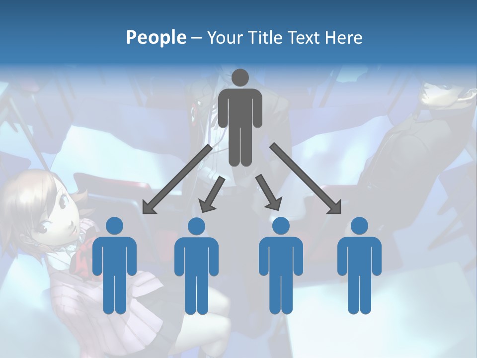 A Group Of People Standing Next To Each Other PowerPoint Template