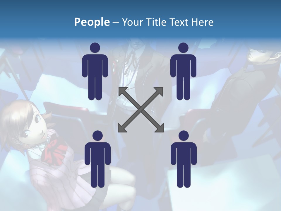 A Group Of People Standing Next To Each Other PowerPoint Template
