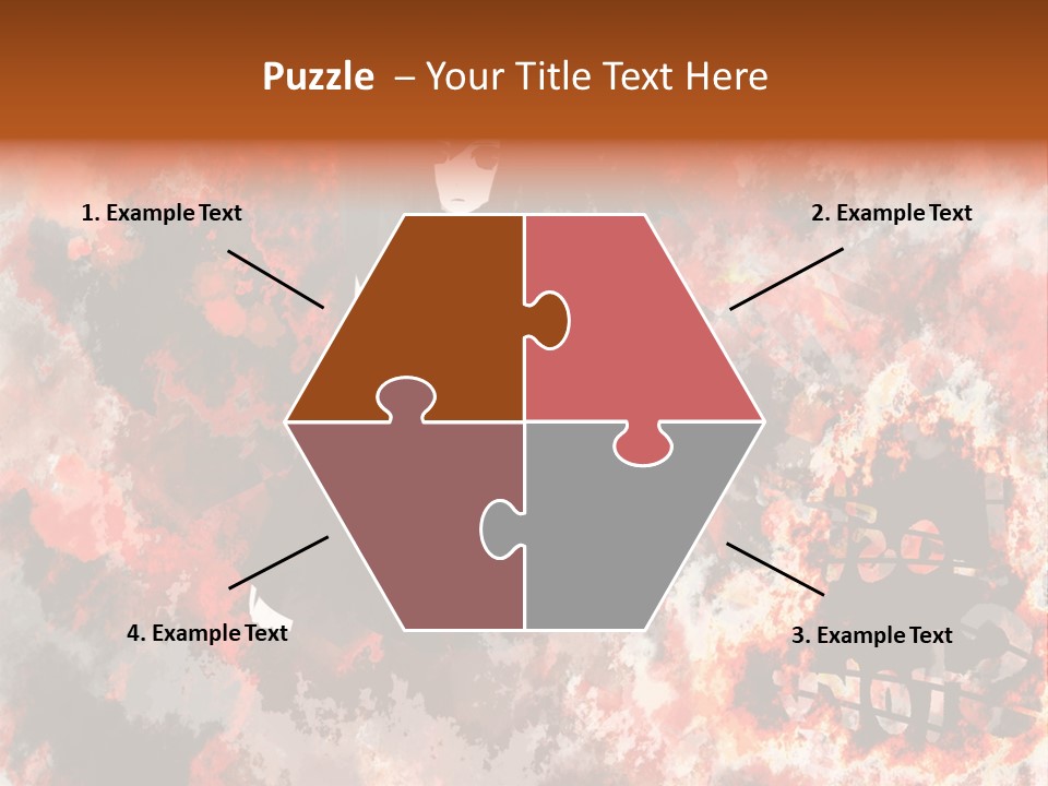 A Woman With Black Hair Standing In Front Of A Red And Black Background PowerPoint Template