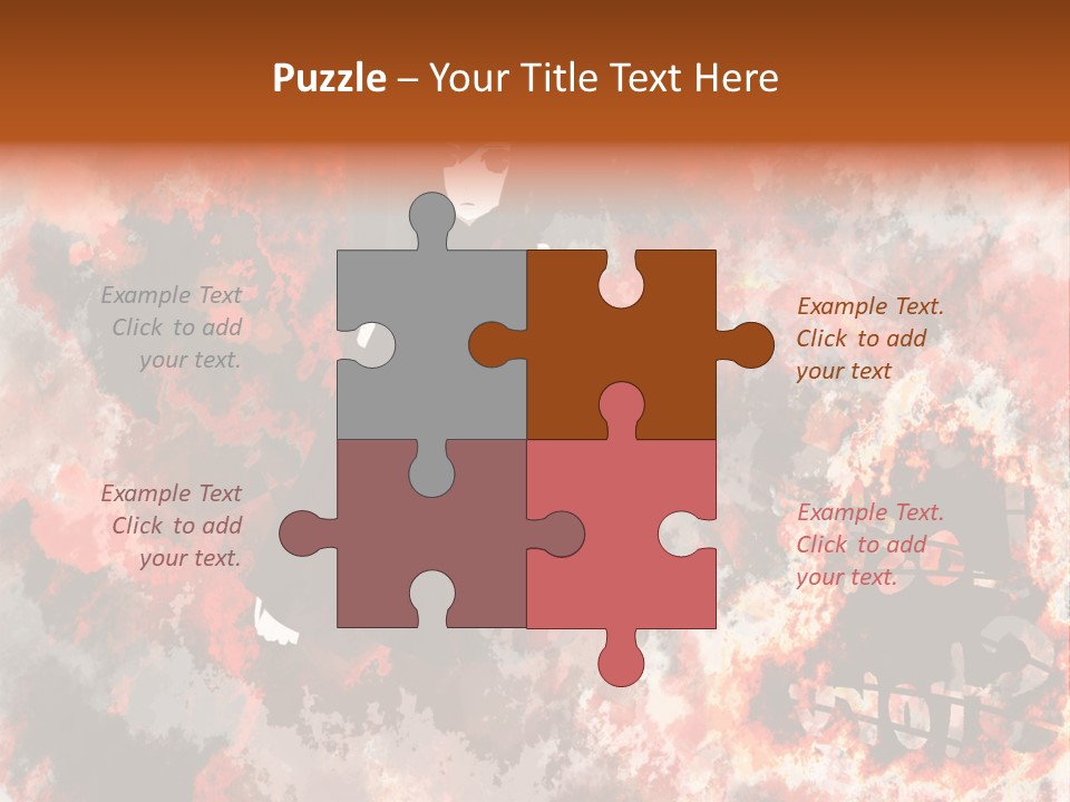 A Woman With Black Hair Standing In Front Of A Red And Black Background PowerPoint Template