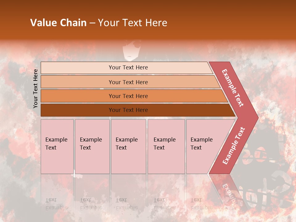 A Woman With Black Hair Standing In Front Of A Red And Black Background PowerPoint Template
