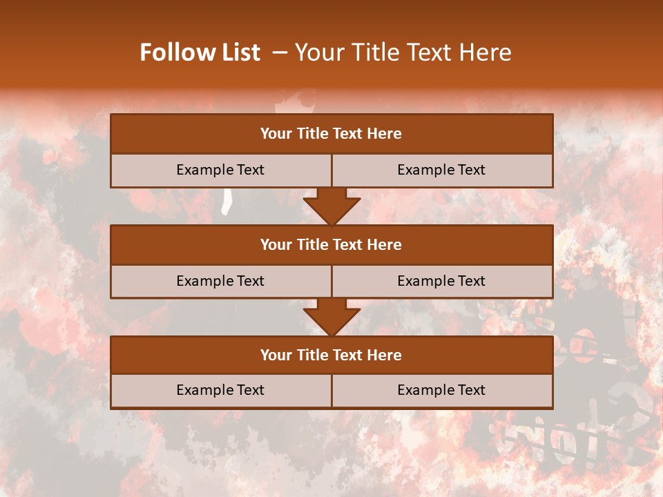 A Woman With Black Hair Standing In Front Of A Red And Black Background PowerPoint Template