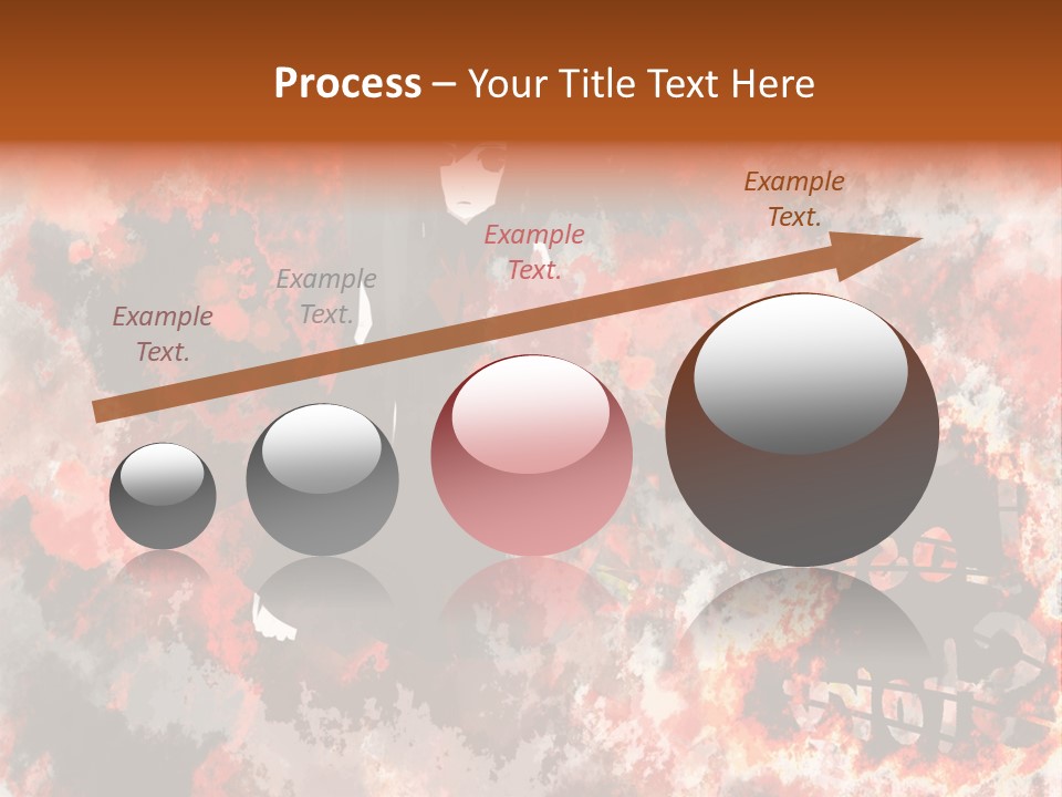 A Woman With Black Hair Standing In Front Of A Red And Black Background PowerPoint Template