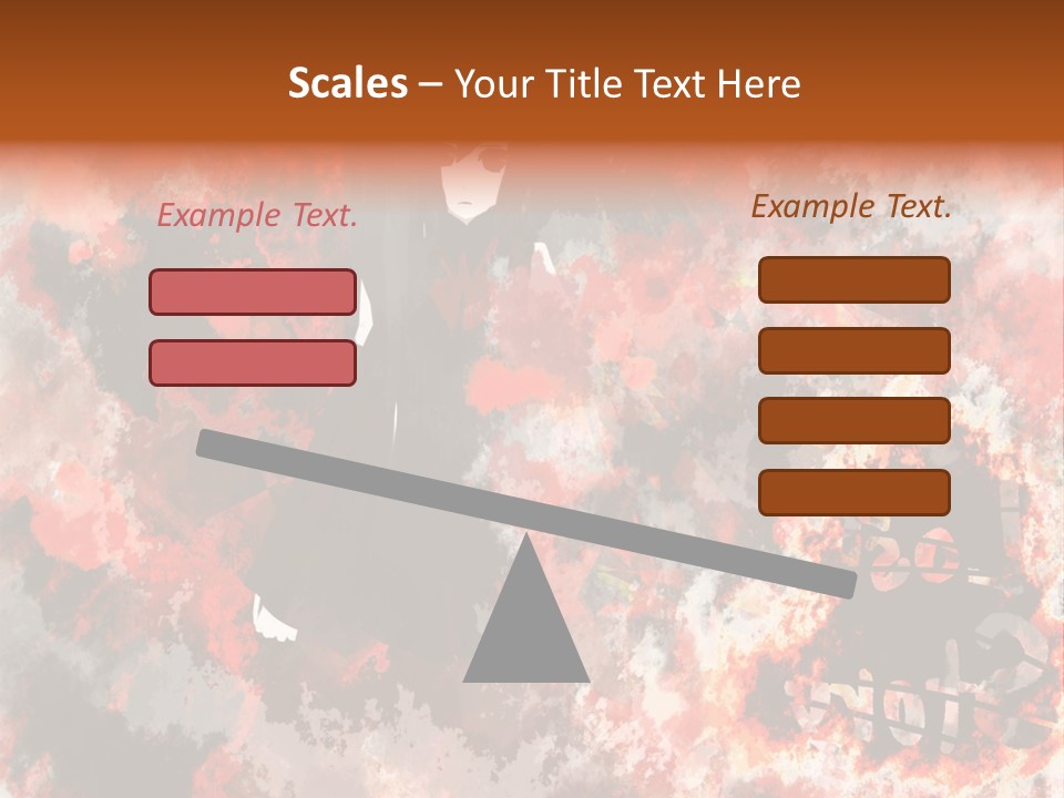 A Woman With Black Hair Standing In Front Of A Red And Black Background PowerPoint Template