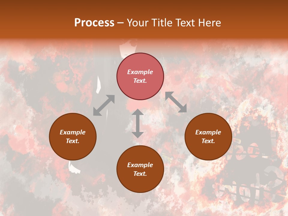 A Woman With Black Hair Standing In Front Of A Red And Black Background PowerPoint Template