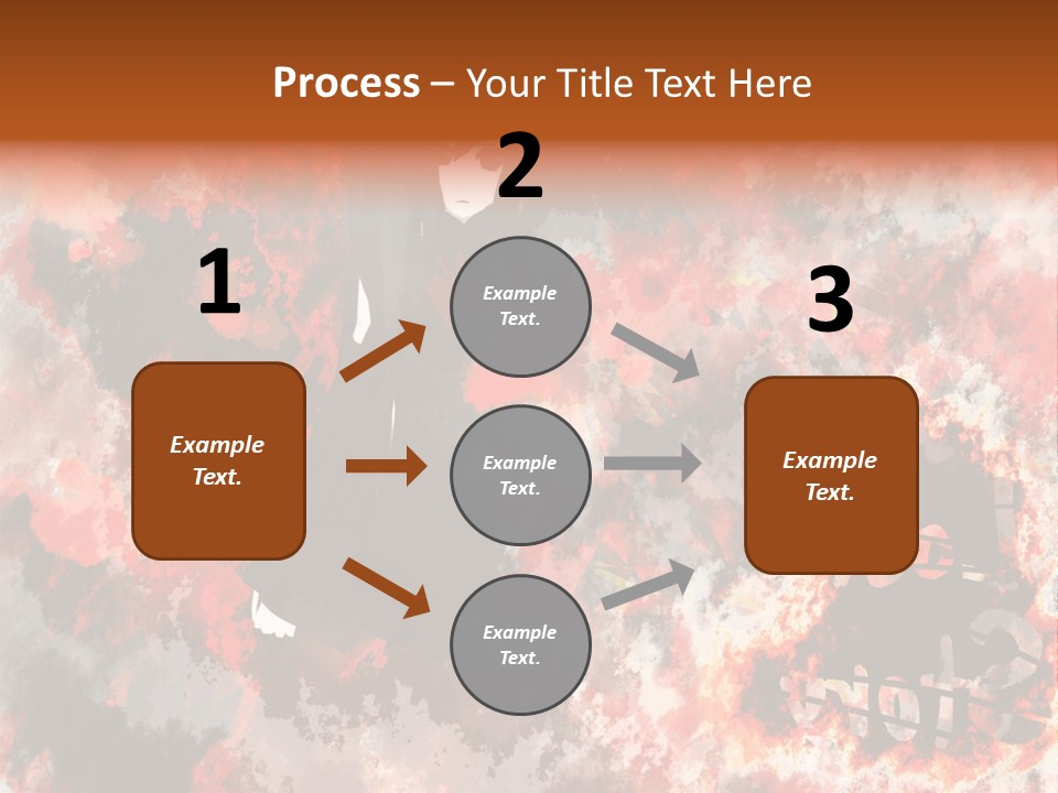 A Woman With Black Hair Standing In Front Of A Red And Black Background PowerPoint Template