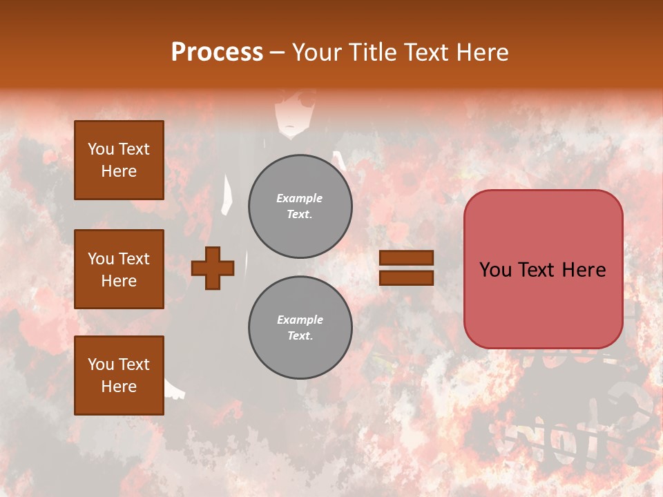 A Woman With Black Hair Standing In Front Of A Red And Black Background PowerPoint Template