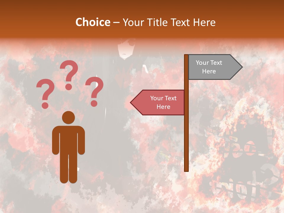 A Woman With Black Hair Standing In Front Of A Red And Black Background PowerPoint Template