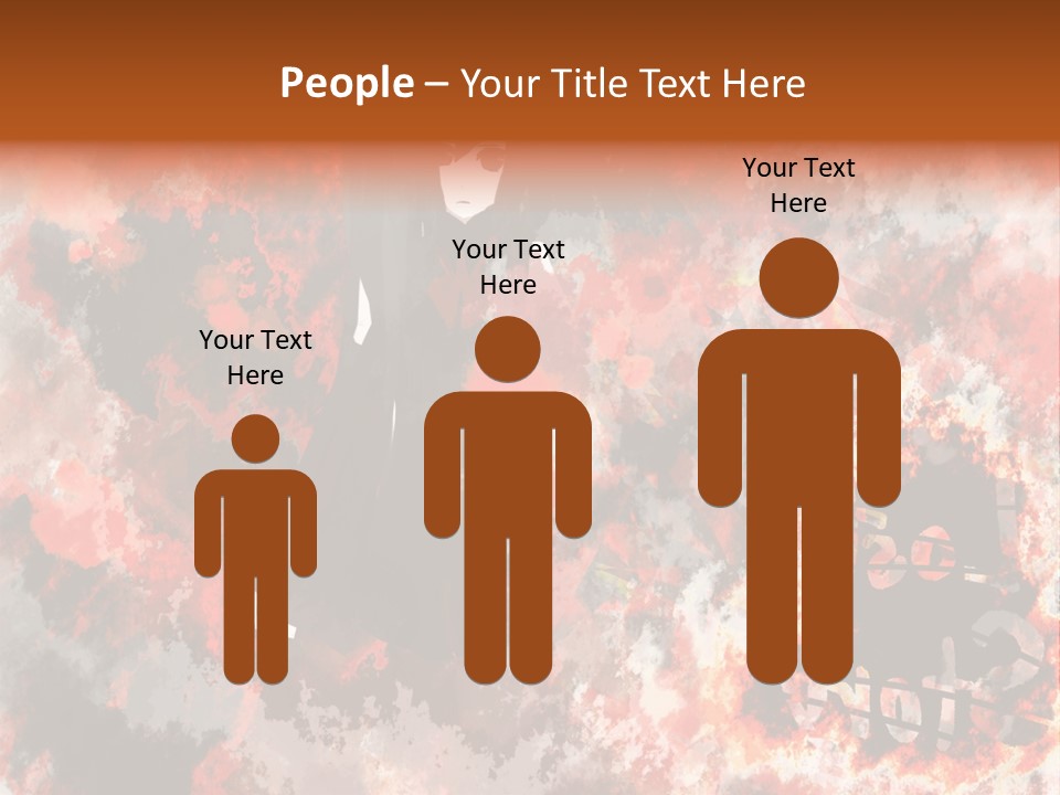 A Woman With Black Hair Standing In Front Of A Red And Black Background PowerPoint Template