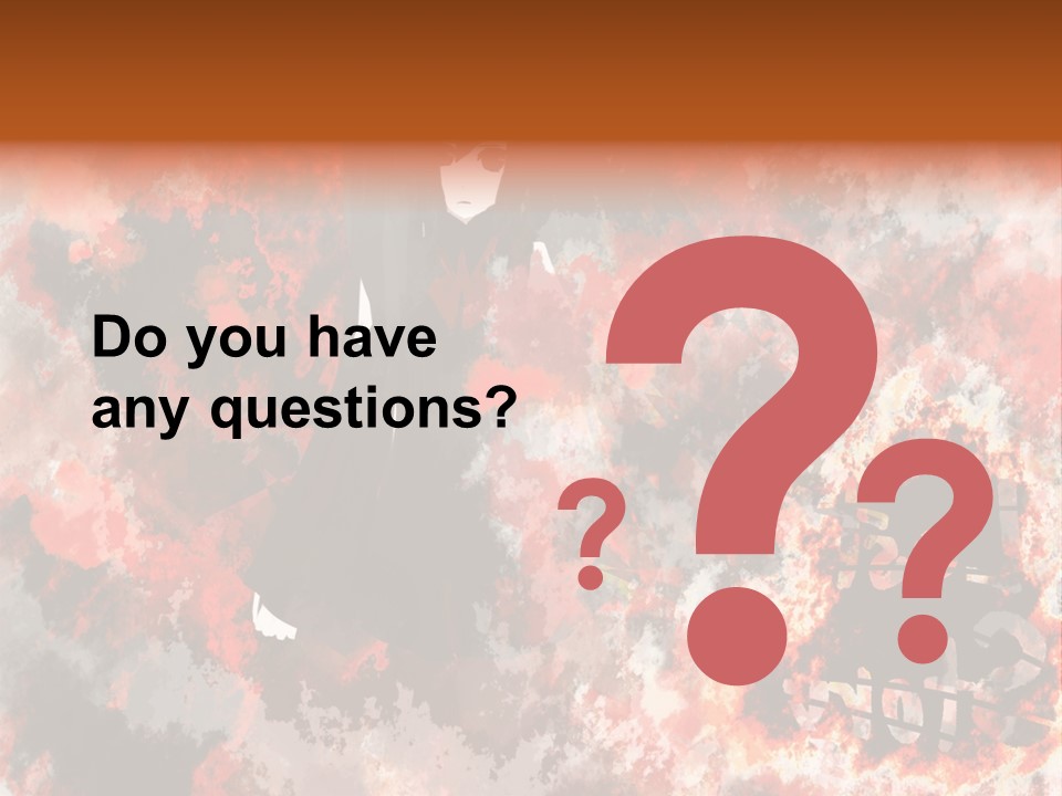 A Woman With Black Hair Standing In Front Of A Red And Black Background PowerPoint Template