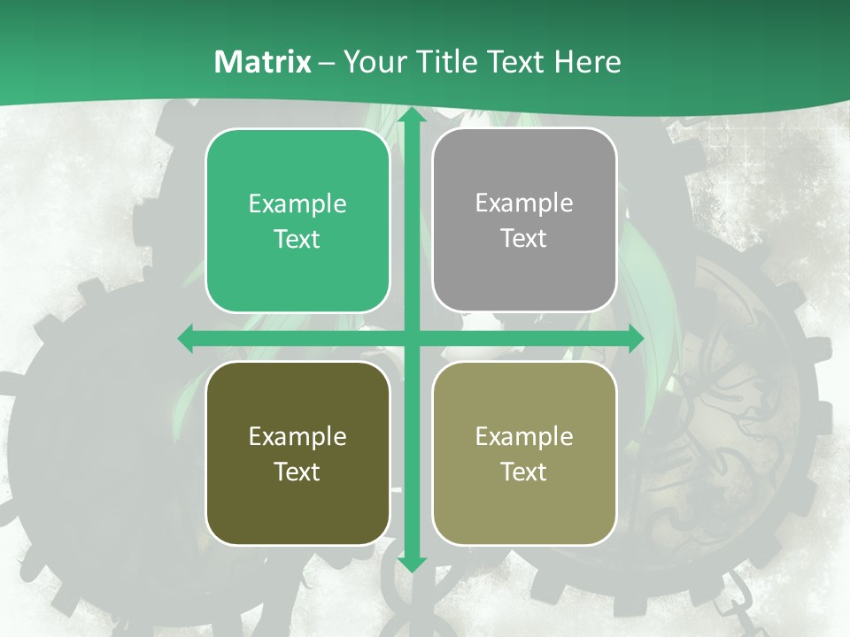 A Powerpoint Presentation With A Green Background PowerPoint Template
