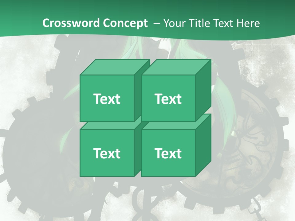 A Powerpoint Presentation With A Green Background PowerPoint Template