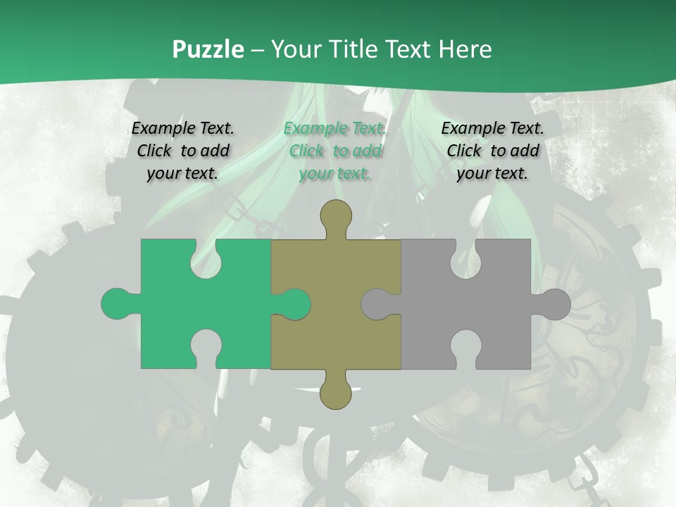 A Powerpoint Presentation With A Green Background PowerPoint Template