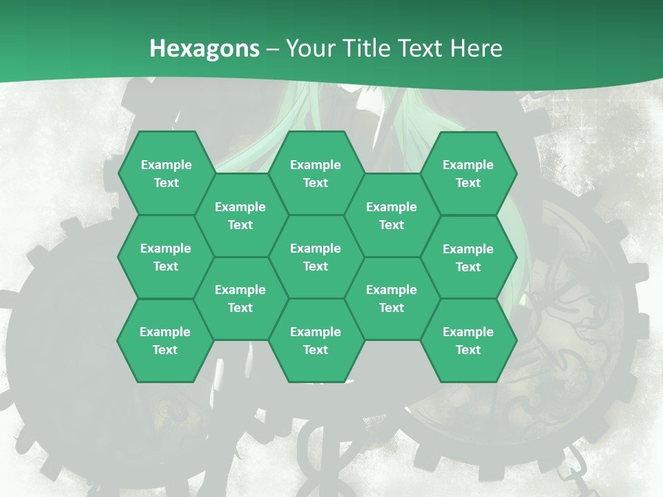 A Powerpoint Presentation With A Green Background PowerPoint Template