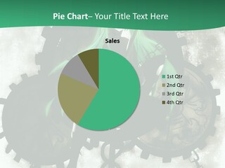 A Powerpoint Presentation With A Green Background PowerPoint Template