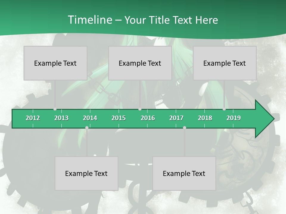 A Powerpoint Presentation With A Green Background PowerPoint Template