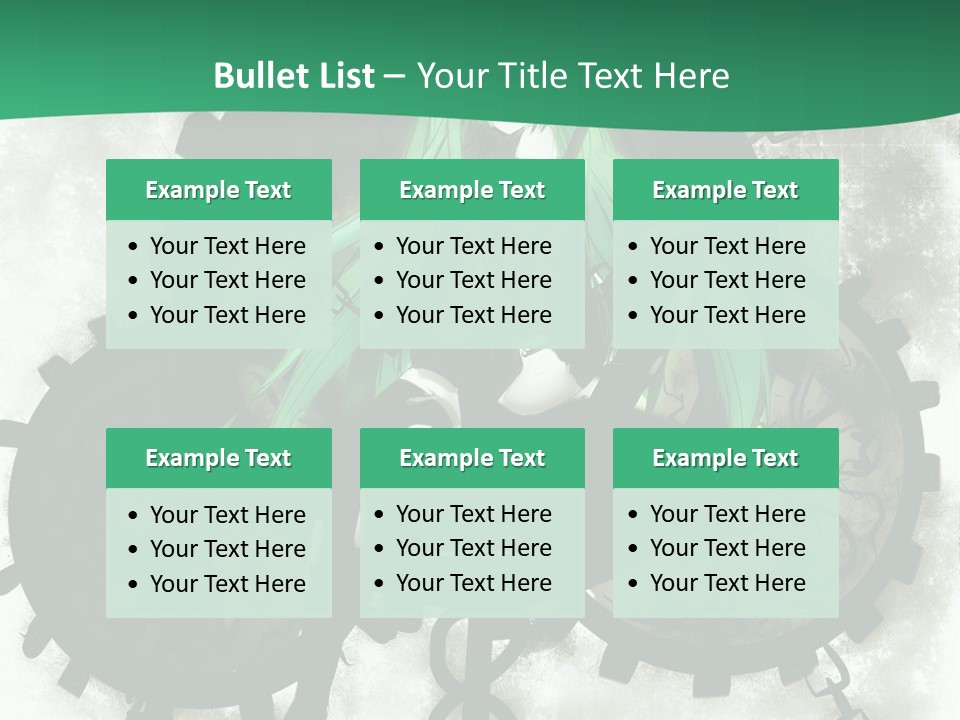 A Powerpoint Presentation With A Green Background PowerPoint Template