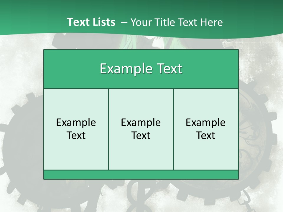 A Powerpoint Presentation With A Green Background PowerPoint Template