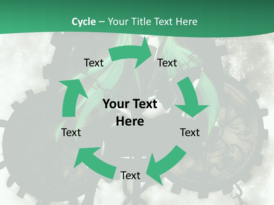 A Powerpoint Presentation With A Green Background PowerPoint Template