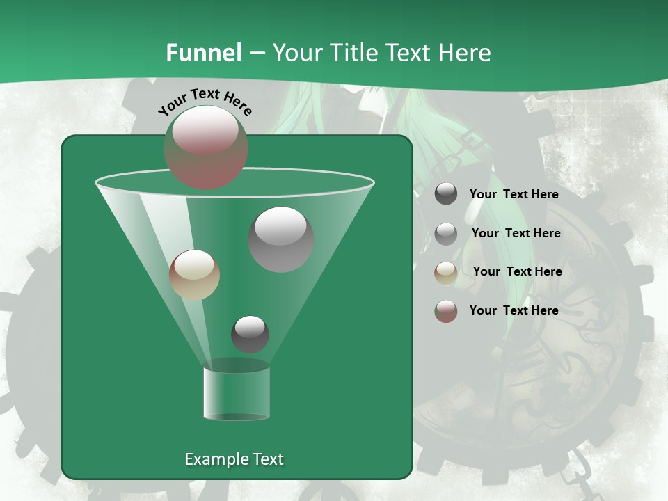 A Powerpoint Presentation With A Green Background PowerPoint Template