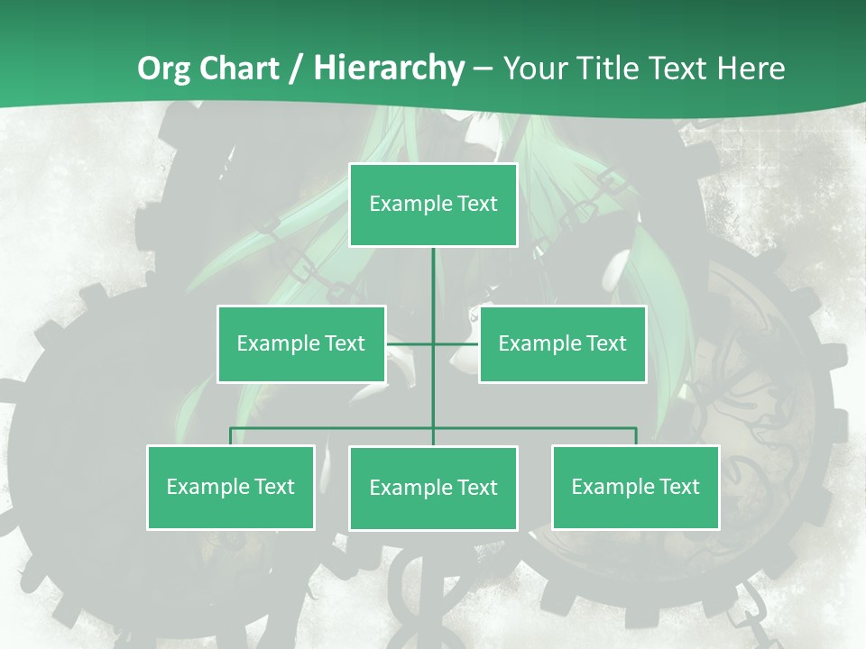A Powerpoint Presentation With A Green Background PowerPoint Template