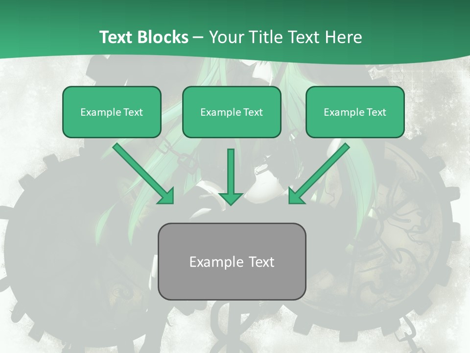 A Powerpoint Presentation With A Green Background PowerPoint Template