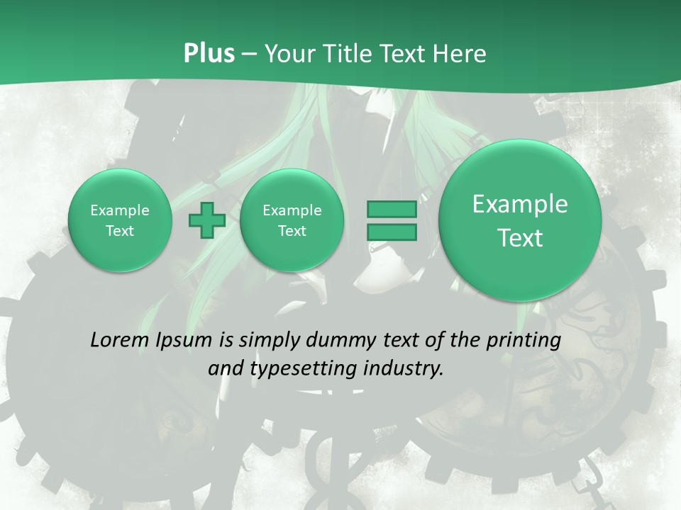 A Powerpoint Presentation With A Green Background PowerPoint Template